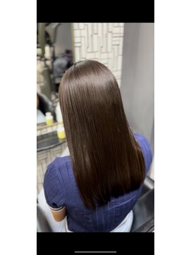 アローズ 久留米店(arose) 髪質改善カラー　ブラウン　ロング