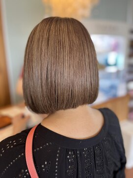 ヘアラウンジ アングゥ(hair lounge ungu) 丸みボブ