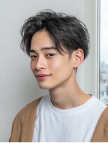 メンズプライマル(Men’s PRIMAL) MEN’S HAIR/サーフカール/刈り上げセンターパート/千葉駅