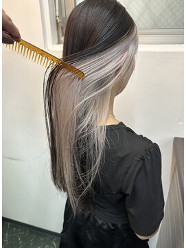 ヴェルデ(Verde) インナーカラー ホワイト ホワイトシルバー ホワイトカラー