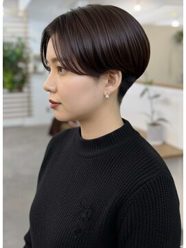 大人ショートボブ/刈り上げショート/ハンサムショート/20代30代