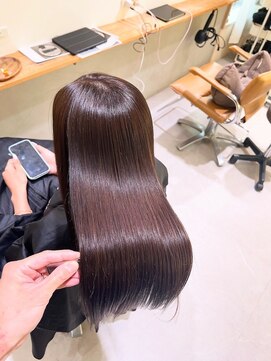 ゴカンムード(Gokan mood) 髪質改善縮毛矯正ハイライトダブルカラーショートカット30代40代