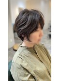 ママさんに大人気ショート☆乾かすだけの簡単スタイリング◎