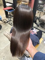 ユラ(YURA)&nbsp;ショコラブラウン　【姫路/姫路駅/韓国風】