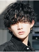 銀座シャドウパーマニュアンスパーマツーブロックメンズパーマ &nbsp;