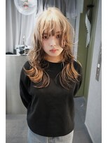 リラス 博多(rilas)&nbsp;デザインカラー　ブリーチ　派手髪