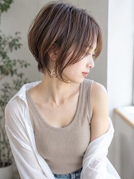 ボンドヘアー(Bond Hair)の写真/【理想のショート】再現性抜群のカット×話題のバイカルテ。シルエットも髪質も妥協しない旬のスタイルに♪