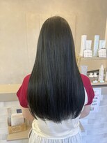 ジュエ ヘアー デザイン(Jue hair design)&nbsp;ブルーブラック×ブルーハイライト/イルミナカラー/知立/20代