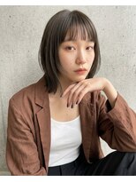 プレイス(PLACE)&nbsp;シアーミディ×オリーブグレージュ
