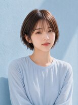ライクバイコトナ 越谷(RIKE by kotona)&nbsp;ショートボブ髪型20代30代40代50代前髪あり前髪なし面長丸顔越谷