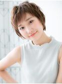 可愛くてかっこいいショート/オン眉ショート
