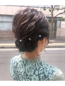 デコヘアー キートス(DECO HAIR kiitos) 【結べるボブでOK】ボブのお呼ばれアレンジ