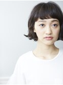 外ハネボブ/ペールベージュ[髪質改善/ヘッドスパ白髪染め/新宿】