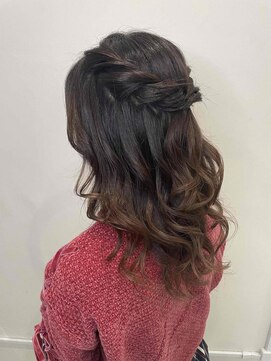 フルール バイ サファリ(fleur by safari) ＊お客様style＊ ハーフアップヘアアレンジ