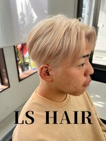 エルエスヘアー(LS HAIR) 【LS HAIR菊地】圧倒的ホワイトベージュとセンターパート