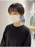 ナチュラルなショート 前髪あり 20代30代40代 HACCH 橋本祐紀