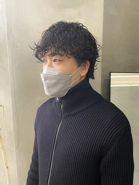 テトヘアー(teto hair) マッシュウルフ メンズパーマ メンズマッシュ マッシュパーマ