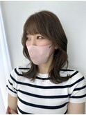 斜めバンク/グレージュカラー/デザインカラー/シルキーベージュ
