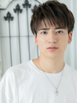 トニーアンドガイ メン 与野駅前店(TONI&GUY MEN) カッコかわいい雰囲気の耳だしショートマッシュd与野