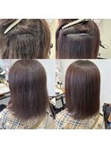 髪質改善ストレート!