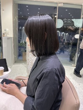 マイル 渋谷(mile) 結べるボブ×ブルーブラック