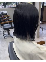 イキプラスディードットログ 大和八木駅前店(ikii+D.Log)&nbsp;切りっぱなしボブ　ストレートボブ　黒髪ボブ　橿原　大和八木