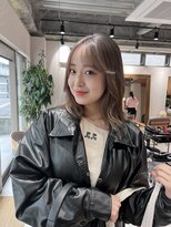 アドア 横浜(ADORE)&nbsp;【ADORE横浜】ミルクティーグレージュ×ミディアムレイヤー