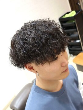 アクトスタイリッシュヘアー 知立(Act stylish hair) メンズ波巻きツイストスパイラルパーマショートマッシュ