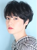 40代50代小顔前髪イメチェンアンブレラカラーショート