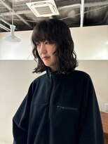 アワイ(awai)&nbsp;フロント厚めミディアムパーマ
