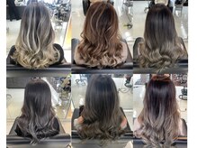 憧れのなりたいになれる海外風カラーのバレイヤージュ♪ ブリーチ/エクステ/トリートメント/ハイライト