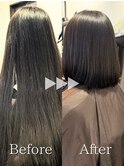 ヘアドネーション艶髪ストレートボブ20代30代40代
