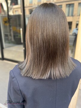 ジル アンク(Jill ankh) 《姫路　Jillankh》オリーブカラー　髪質改善　赤み消し