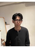 刈り上げなしセンターパート