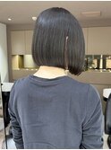 グレージュカラー/髪質改善/美髪/暗髪/レイヤーカット[恵比寿駅]