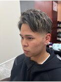 アップバング フェード ホワイトメッシュ