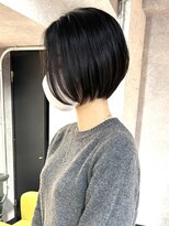 銀座/ショートボブ/髪質改善/顔周りレイヤー/韓国/ブリーチなし
