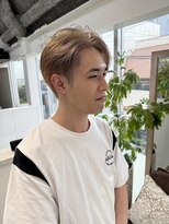 ニコ ヘアデザイン(nico hair design)&nbsp;ナチュラルフェザー×シルバーベージュ