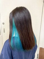 エターナルバイマティーナ(Eternal by MATINA)&nbsp;【インナーカラー/デザインカラー/ターコイズ】池袋美容室