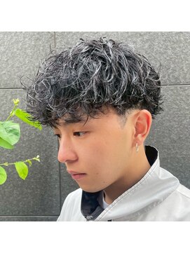 クオル 円山(QOL) 無造作スパイラルパーマ波巻きスパイラル刈り上げマッシュ