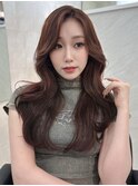 【miyon】韓国顔周りカット×似合わせカラー×髪質改善