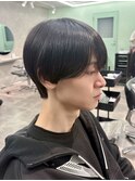 ラウンドマッシュ/メンズマッシュ/ダークカラー/大堰龍吾
