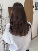 esu西梅田/髪質改善/韓国/ダブルカラー/イルミナカラー/顔周りカット【エス】&nbsp;チョコグレージュ