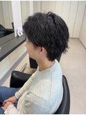 ナチュラルパーマでイメチェン