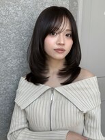 ロンドワン 三宮元町(Lond one)&nbsp;ロングヘア/レイヤーカット/顔周りカット/フェイスレイヤー/前髪
