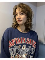 セッション(SESSION)&nbsp;オリーブベージュ/ミディアムレイヤー