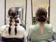 ルロン(Le rond)の写真/【完全個室あり】ブライダルでのヘアメイク経験のあるスタイリストが担当。高技術のアレンジに大満足
