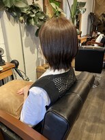 ヘアードレスビュー(hair dress V.I.E.W) 白髪ぼかしハイライト×ブラウンカラー