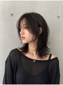 ハッシュカット顔周りレイヤー20代～50代【西新大濠荒戸】