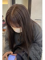 ニール 名古屋 伏見 丸の内(NEELU)&nbsp;【RIE】1ブリーチで作る透明感ラベンダーグレージュ